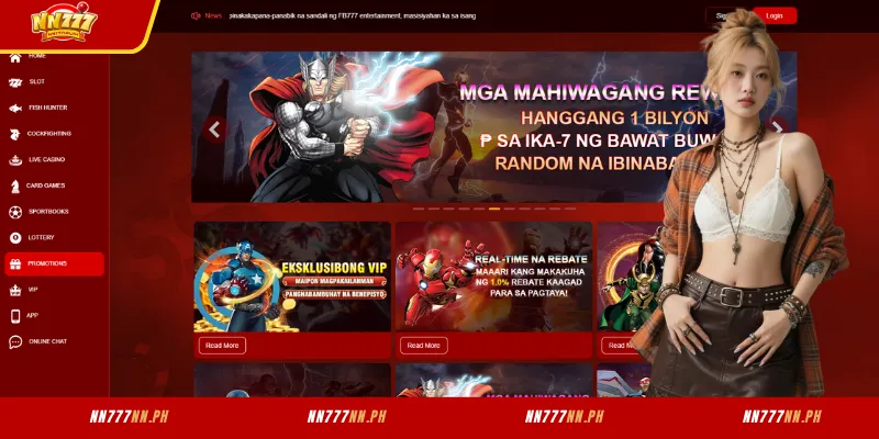 Mga Promosyon NN777: Kunin ang Pinakamalaking Bonus sa Pilipinas