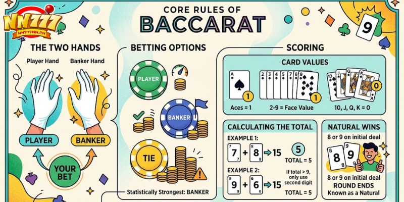 Core Rules of Baccarat